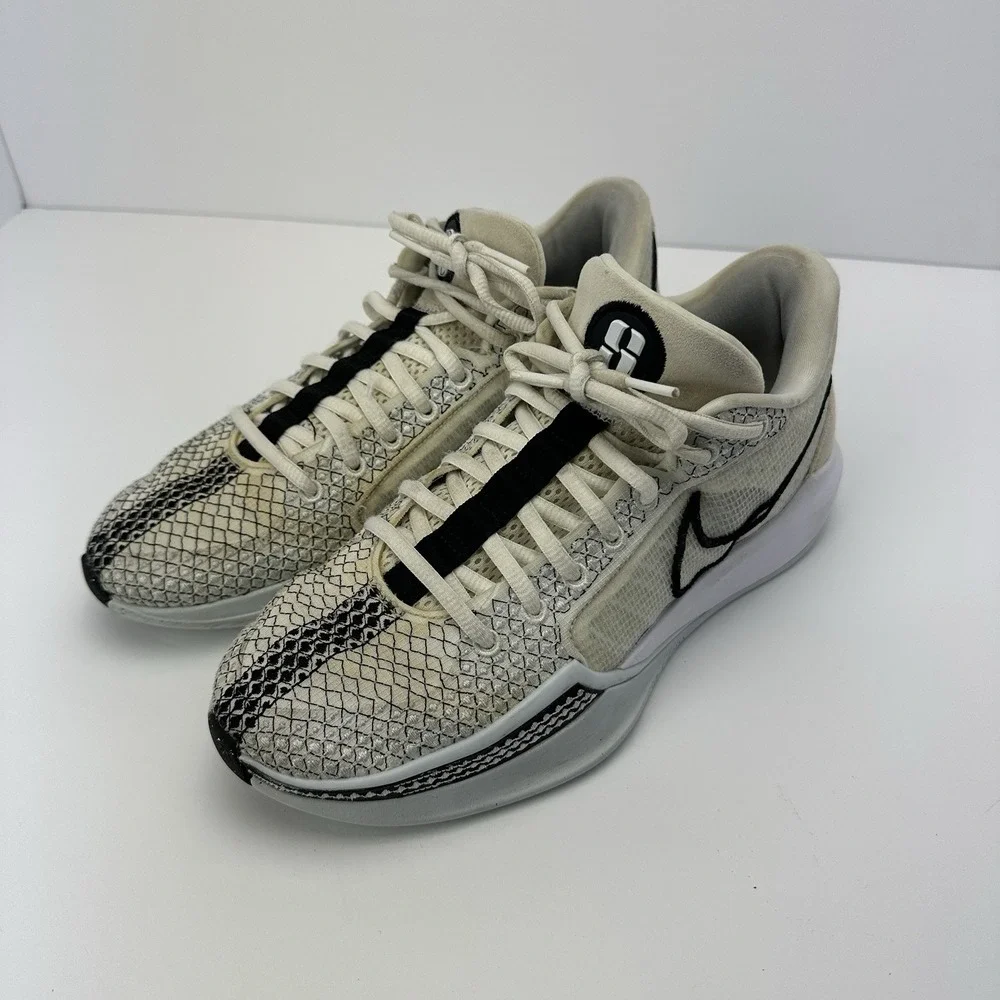 Nike Sabrina 1 🏀 Shoes #FQ3381-103 Magnetic White/Black/Gray Women Sz 7.5